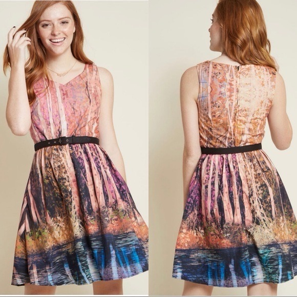 Modcloth Watercolor Dress